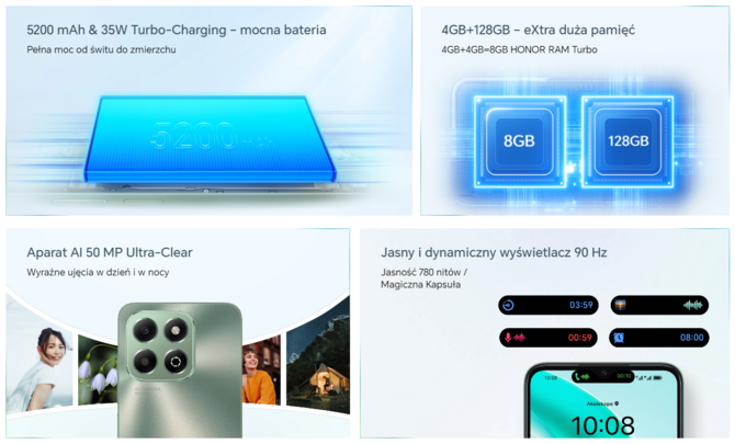 HONOR X8c i HONOR X6b - premiera nowych smartfonów dla mało wymagających użytkowników [4]