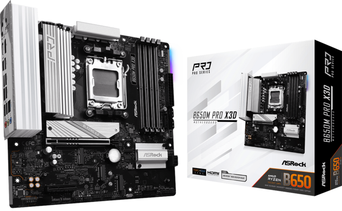 ASRock B650M Pro X3D - nowa płyta główna z nie najnowszym chipsetem. Tania opcja dla chipów Ryzen z pamięcią 3D V-Cache [1]