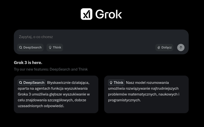 Grok 3 dostępny za darmo. Warto się spieszyć, gdyż wkrótce pełne możliwości będą kosztować prawie 200 zł miesięcznie [1]