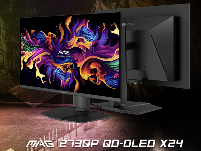 MSI MAG 273QP X24 - Nowy monitor QD-OLED dla graczy, który ma być tańszy od modelu MSI MAG 271QPX [2]