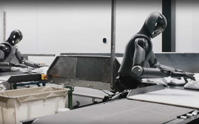 Roboty pracujące w sortowni paczek? Figure przedstawia możliwości ulepszonego modelu VLA o nazwie Helix [6]