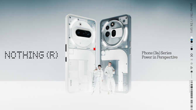 Nothing Phone (3a) i Phone (3a) Pro - oficjalna prezentacja nowych smartfonów. Ciekawy wygląd, Snapdragon 7s Gen 3 i interfejs Glyph [1]
