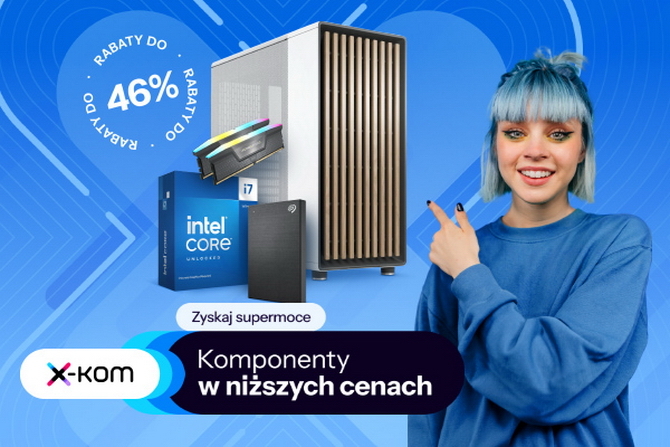 Tańsze karty graficzne, dyski SSD, pamięci RAM i procesor Intel Core i7-14700KF za 1299 zł. X-kom ma kolejne promocje dla graczy [nc1]