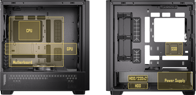 Antec FLUX SE - obudowa Mid Tower z drewnianym akcentem, która oferuje 5 wentylatorów i wygłuszające panele boczne [2]
