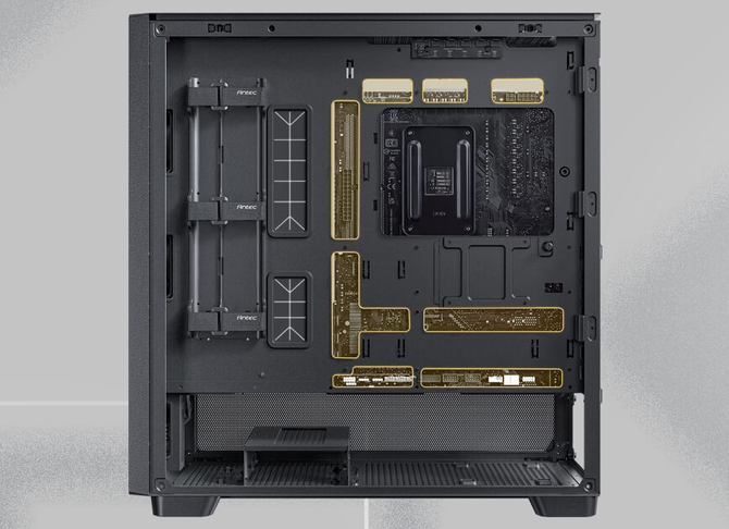 Antec FLUX SE - obudowa Mid Tower z drewnianym akcentem, która oferuje 5 wentylatorów i wygłuszające panele boczne [5]