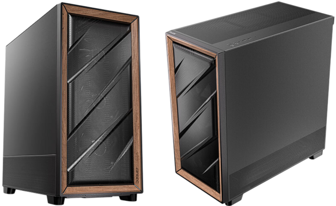 Antec FLUX SE - obudowa Mid Tower z drewnianym akcentem, która oferuje 5 wentylatorów i wygłuszające panele boczne [1]