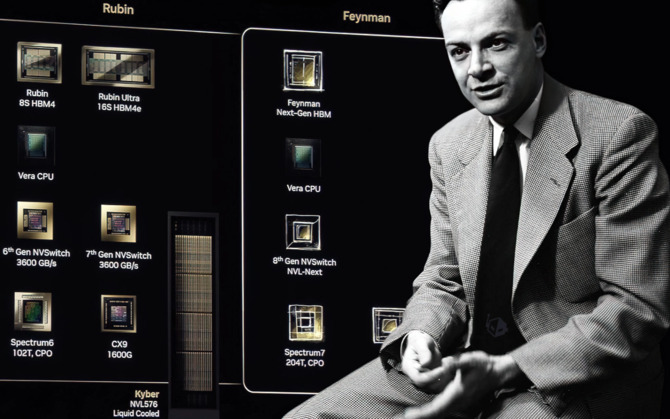 NVIDIA Feynman - nowa architektura dla akceleratorów zadebiutuje w 2028 roku wraz z nową generacją pamięci HBM [1]