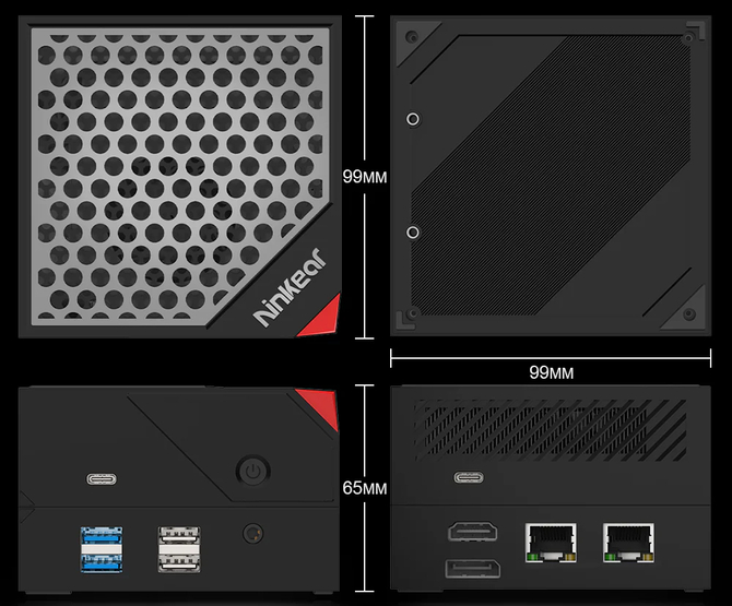 Ninkear MBOX 8 Pro - modularny mini PC z AMD Ryzen 7 8845HS, 32 GB RAM oraz systemem Windows 11 Pro [7]