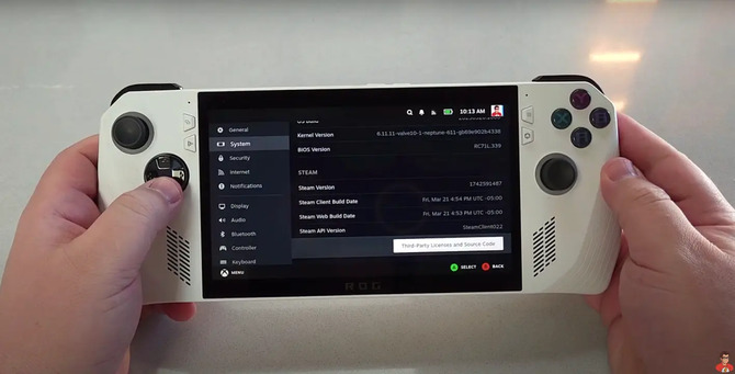 SteamOS 3.8 na ASUS ROG Ally już działa. Pewien użytkownik konsoli wyprzedził oficjalne plany Valve [1]