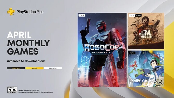 PS Plus Essential z interesującą kwietniową ofertą. Na czele RoboCop: Rogue City i The Texas Chain Saw Massacre [1]