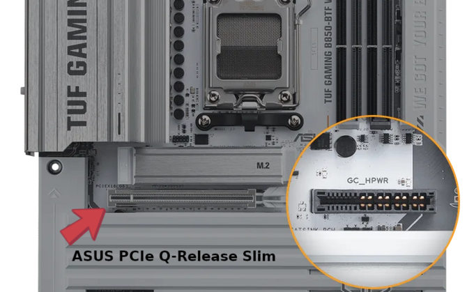 ASUS TUF GAMING B850-BTF WiFi - premiera płyty głównej z odwróconymi złączami i gniazdem GC-HPWR [3]