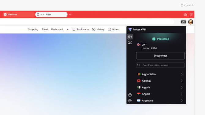 Przeglądarka internetowa Vivaldi integruje się z Proton VPN. Użytkownicy mogą stać się bardziej anonimowi w Internecie [2]