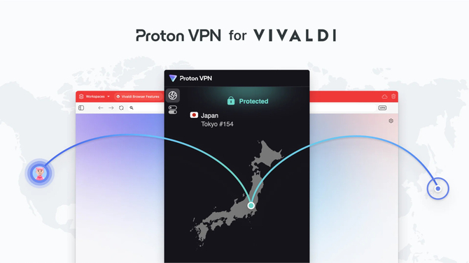Przeglądarka internetowa Vivaldi integruje się z Proton VPN. Użytkownicy mogą stać się bardziej anonimowi w Internecie [1]