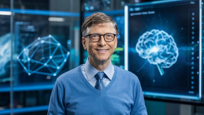 Bill Gates przewiduje, że sztuczna inteligencja zastąpi ludzi w większości zawodów w najbliższych 10 latach [1]