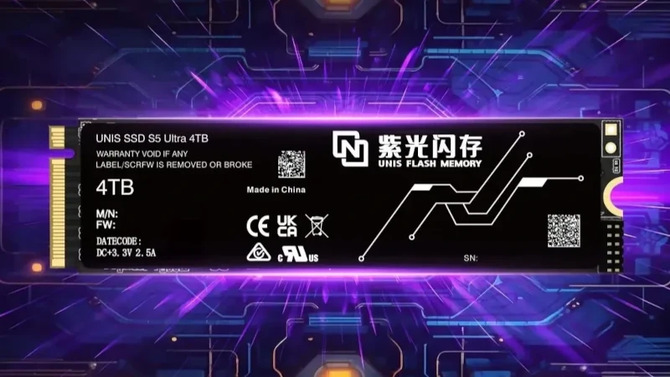 UNIS S5 i UNIS S5 Ultra - potencjalnie najszybsze nośniki SSD M.2 PCIe 5.0 na rynku, choć o nierównych parametrach [1]