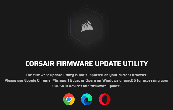 Corsair wprowadza nową możliwość aktualizacji swoich urządzeń. Wystarczy przeglądarka internetowa [4]