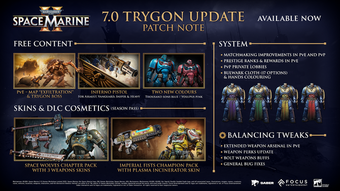 Warhammer 40,000: Space Marine 2 - szczegóły najnowszej wielkiej aktualizacji. Nowa mapa i boss, balans broni i wiele innych [1]