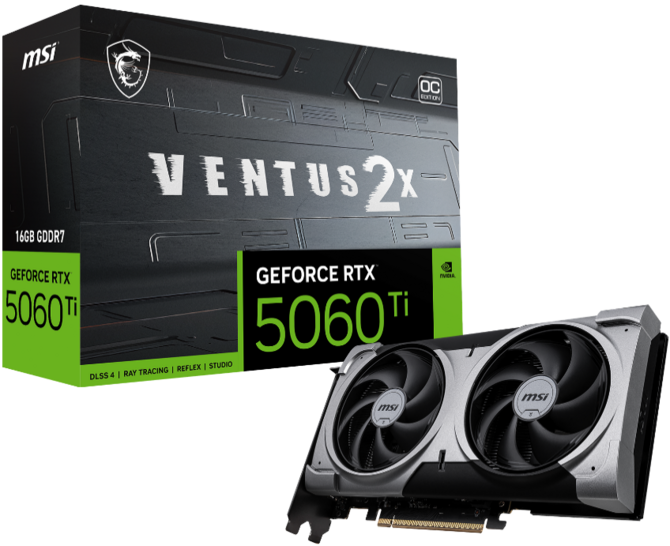 MSI prezentuje autorskie karty graficzne GeForce RTX 5060 Ti. Wśród nowości nie zabrakło modeli z serii Gaming i Ventus [5]