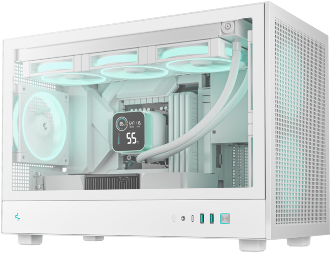 DeepCool CH260 i DeepCool CH270 DIGITAL - kompaktowe obudowy komputerowe, które wspierają płyty z odwróconymi złączami [6]