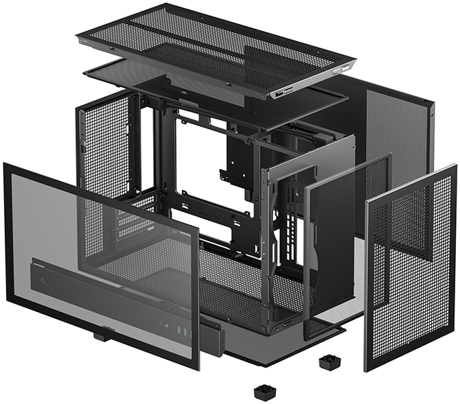 DeepCool CH260 i DeepCool CH270 DIGITAL - kompaktowe obudowy komputerowe, które wspierają płyty z odwróconymi złączami [7]