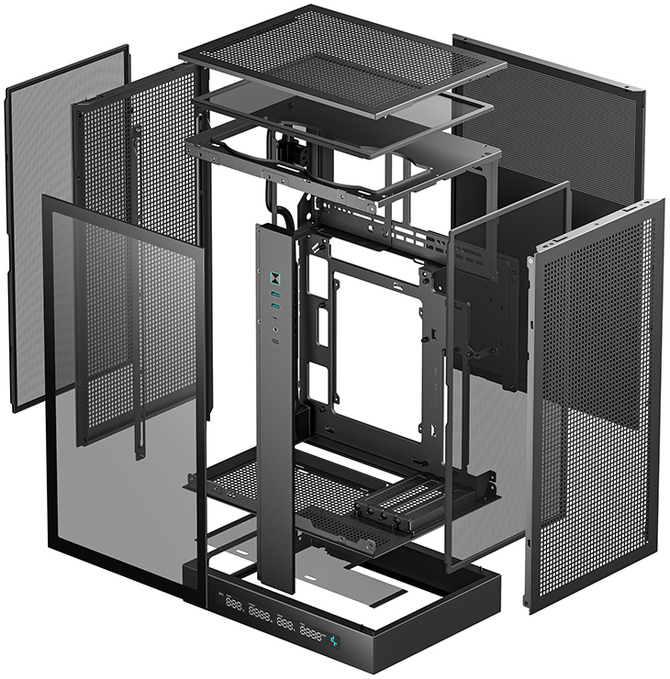 DeepCool CH260 i DeepCool CH270 DIGITAL - kompaktowe obudowy komputerowe, które wspierają płyty z odwróconymi złączami [3]