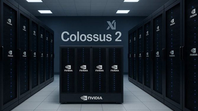 Firma Elona Muska xAI chce pozyskać 25 miliardy dolarów na budowę superkomputera Colossus 2 z milionem GPU NVIDIA [1]
