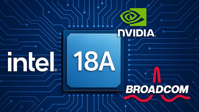 Intel 18A przyciąga uwagę. NVIDIA i Broadcom testują nowy proces, otwierając drogę do potencjalnej współpracy [2]