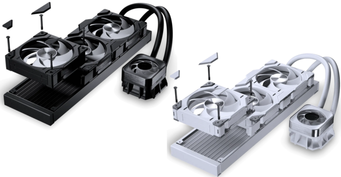 Phanteks Glacier One D30 X2 - premiera dużych i wydajnych chłodzeń cieczą typu AiO z wentylatorem dla sekcji VRM [4]