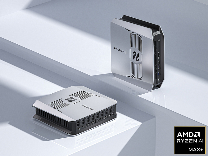 PELADN YO1 Mini PC - Niewielki zestaw komputerowy z AMD Ryzen AI Max+ 395 oraz 128 GB pamięci RAM [1]