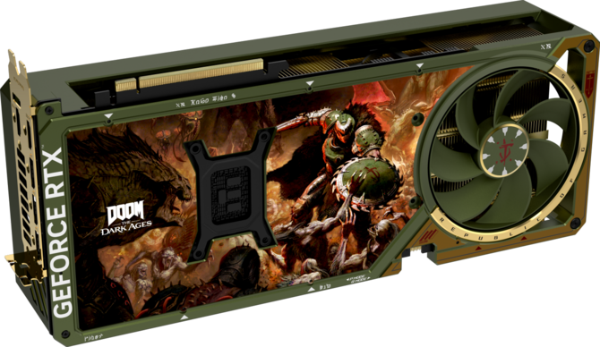 ASUS ROG Astral GeForce RTX 5080 DOOM Edition to limitowana karta graficzna dla fanów gry DOOM: The Dark Ages [1]