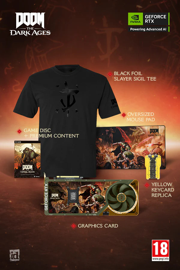 ASUS ROG Astral GeForce RTX 5080 DOOM Edition to limitowana karta graficzna dla fanów gry DOOM: The Dark Ages [4]