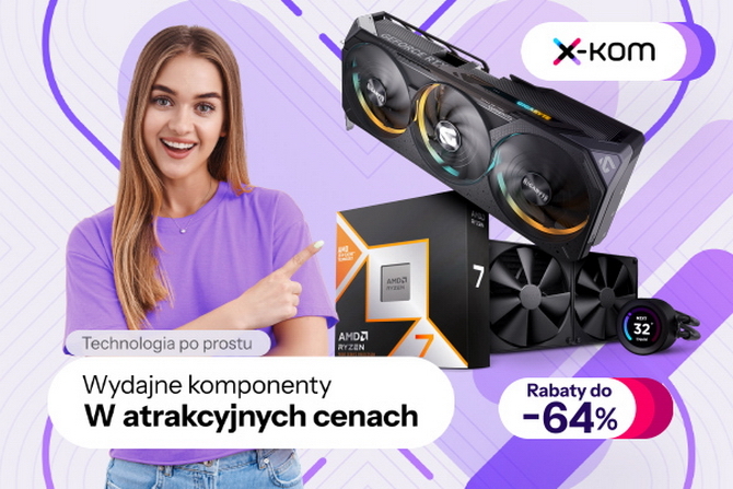Szukasz tanio procesora AMD Ryzen 7 9800X3D i karty graficznej NVIDIA GeForce RTX 5070? Nowa promocja x-kom jest dla Ciebie [nc1]