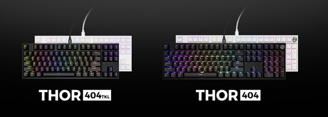 Genesis Thor 404 - powrót udanej klawiatury mechanicznej w większej odsłonie. Hot-Swap, podświetlenie RGB i wiele więcej [2]
