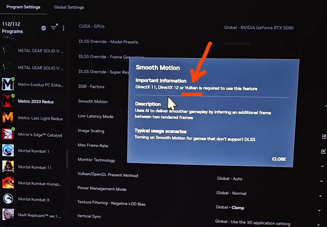NVIDIA Smooth Motion otrzymało aktualizację i wspiera teraz API Vulkan. Udostępniono również sterownik Game Ready 576.40 [2]