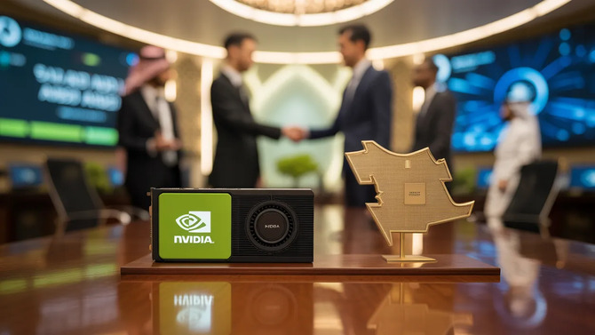 Firma NVIDIA dostarczy 18 000 chipów Blackwell do Arabii Saudyjskiej w ramach partnerstwa z Humain [1]