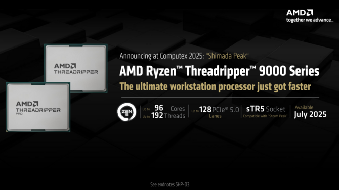 AMD Ryzen Threadripper (PRO) 9000 - Oficjalna prezentacja procesorów HEDT Zen 5 oraz układów dla stacji roboczych [2]