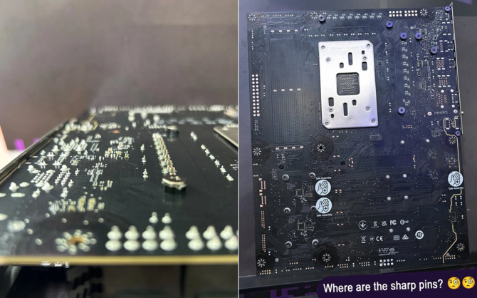 MSI PinSafe Design to technologia tworzenia płaskich padów lutowniczych eliminująca ostre piny i poprawiająca stabilność [1]