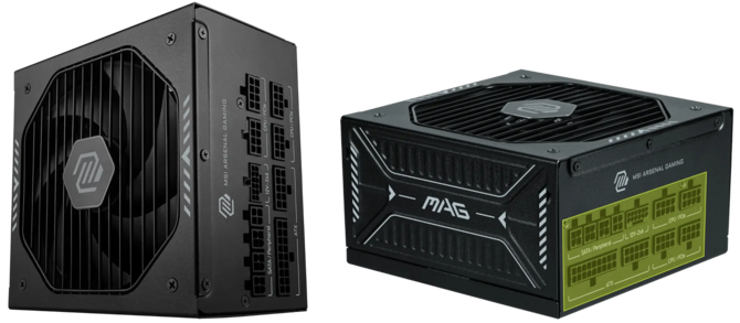 MSI MAG A1000GLS - premiera zasilacza PCIe 5.1 o mocy 1000 W ze złotymi certyfikatami 80 PLUS, Cybenetics i PPLP [3]