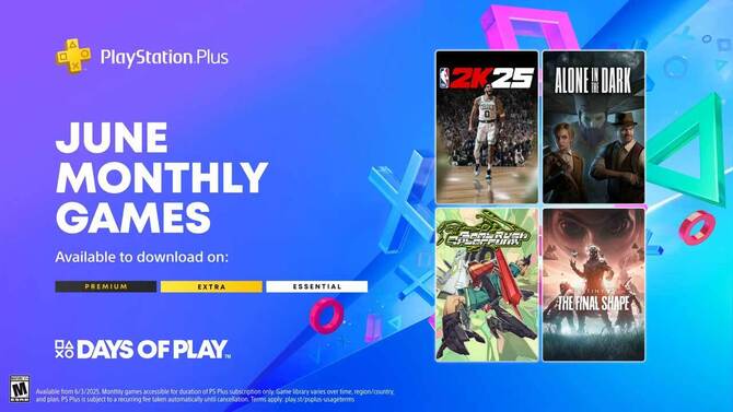 PS Plus Essential z czerwcową ofertą. Na czele Alone in the Dark oraz Destiny 2: The Final. Nadchodzi Days of Play 2025 [1]