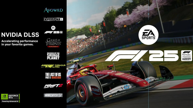 NVIDIA DLSS 4 pojawia się w większej liczbie gier komputerowych, w tym The Last of Us Part II Remastered i F1 25 [1]