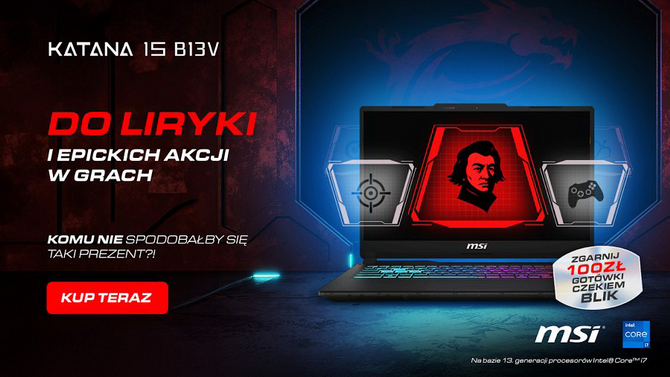 Szukasz idealnego laptopa? MSI pomoże wybrać i jeszcze dołoży 100 zł [nc1]