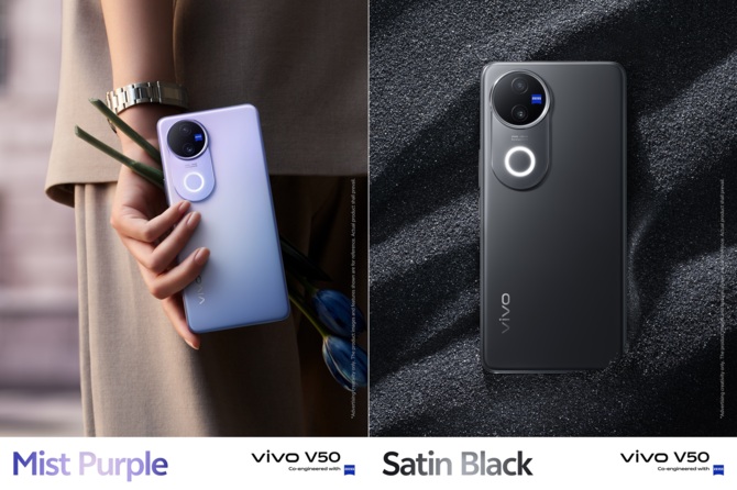 Smartfon vivo V50 trafił do sprzedaży. Na pokładzie Snapdragon 7 Gen 3, trzy aparaty 50 MP ZEISS i bateria 6000 mAh [2]