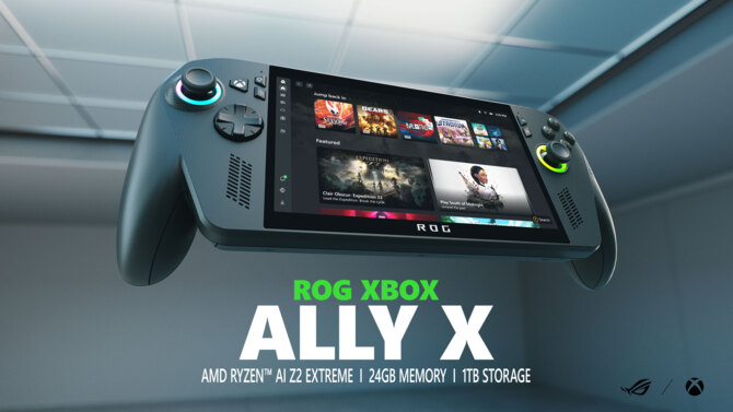 ASUS ROG Xbox Ally oraz ROG Xbox Ally X - Przenośne konsole do gier z AMD Ryzen Z2 A oraz Ryzen AI Z2 Extreme [6]