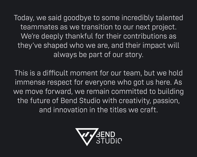 Nowy etap dla Bend Studio. Anulowany projekt, redukcja kadry i skupienie na niezapowiedzianym tytule [2]
