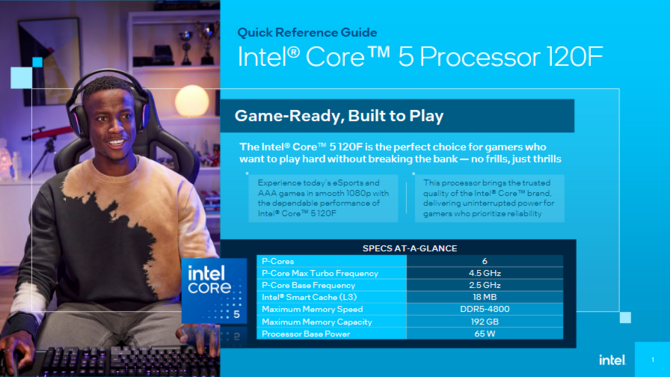 Intel Core 5 120F - poznaliśmy szczegóły 6-rdzeniowego chipu Bartlett Lake-S dla oszczędnych graczy [2]