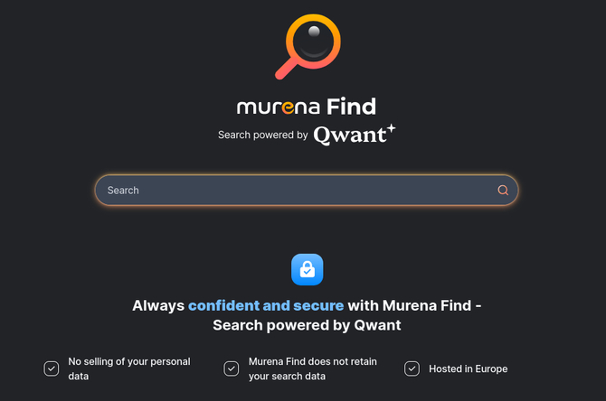 Murena Find to wyszukiwarka, która szanuje prywatność. Alternatywa dla DuckDuckGo, która ma dużo wspólnego z Qwant [1]