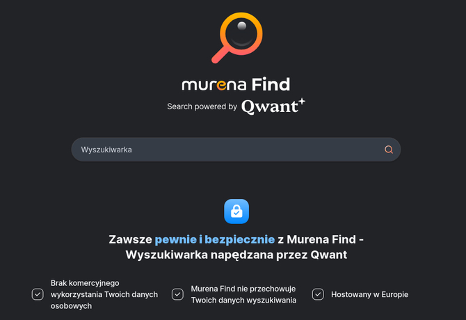 Murena Find to wyszukiwarka, która szanuje prywatność. Alternatywa dla DuckDuckGo, która ma dużo wspólnego z Qwant [11]