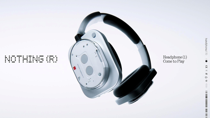 Nothing Headphone (1) - pierwsze słuchawki nauszne tego producenta. Obsługa ANC, kodeka LDAC oraz spatial audio [1]