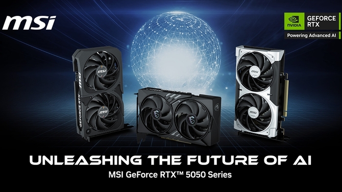 MSI GeForce RTX 5050 Ventus i Shadow to nowe autorskie modele kart graficznych dla mało wymagających użytkowników [1]