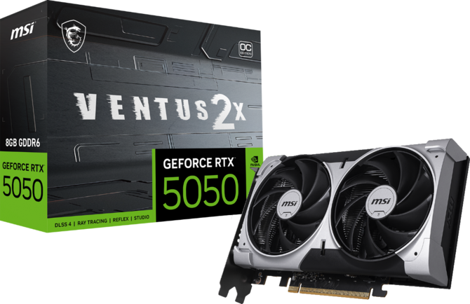 MSI GeForce RTX 5050 Ventus i Shadow to nowe autorskie modele kart graficznych dla mało wymagających użytkowników [2]